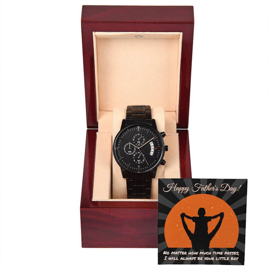 Dad-Your Little Boy-Metal Chronograph Watch