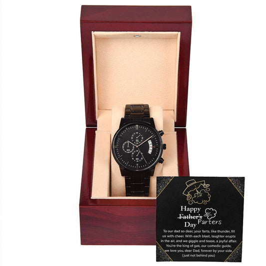 Dad-Farter's Day-Metal Chronograph Watch