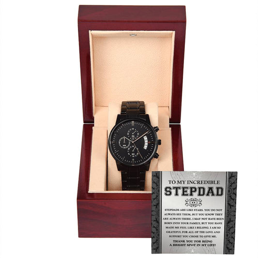 Stepdad-A Bright Spot-Metal Chronograph Watch