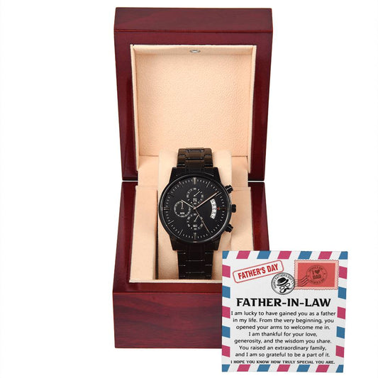 Father-in-law-As A Father-Metal Chronograph Watch