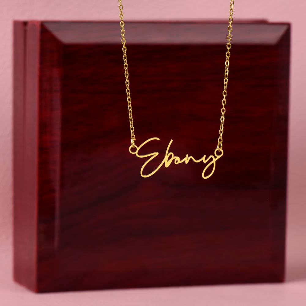 Personalized Signature Necklace