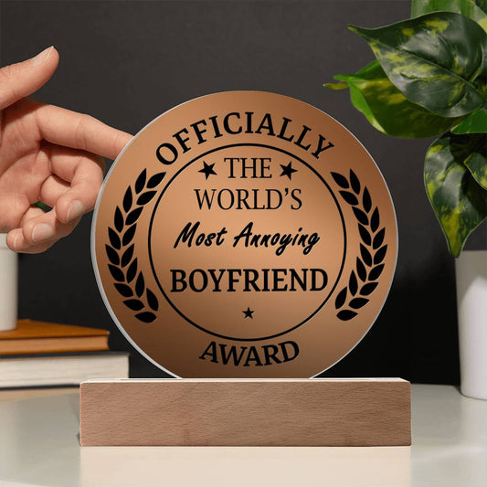 Boyfriend-World's Most Annoying- Circle Acrylic