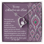 Mother-In-Law-Words Of Wisdom-Forever Heart Necklace