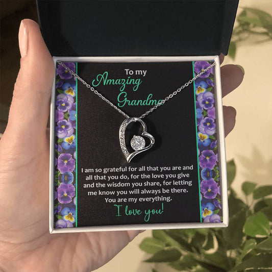 Grandma-My Everything-Forever Love Necklace