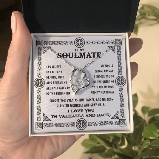 Soulmate-Gray Hair-Forever Love Necklace