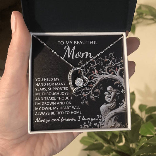 Mom-On My Own-Forever Love Necklace