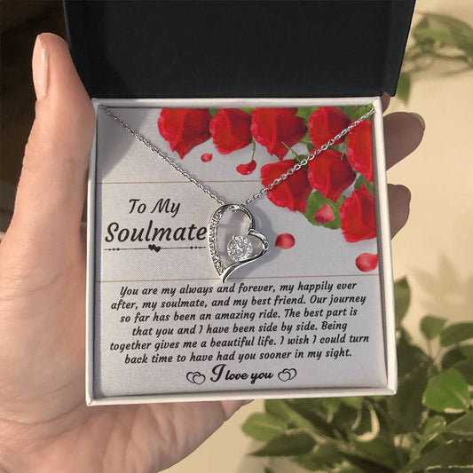 Soulmate-Side By Side-Forever Love Necklace