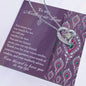 Mother-In-Law-Words Of Wisdom-Forever Heart Necklace