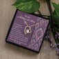 Mother-In-Law-Words Of Wisdom-Forever Heart Necklace