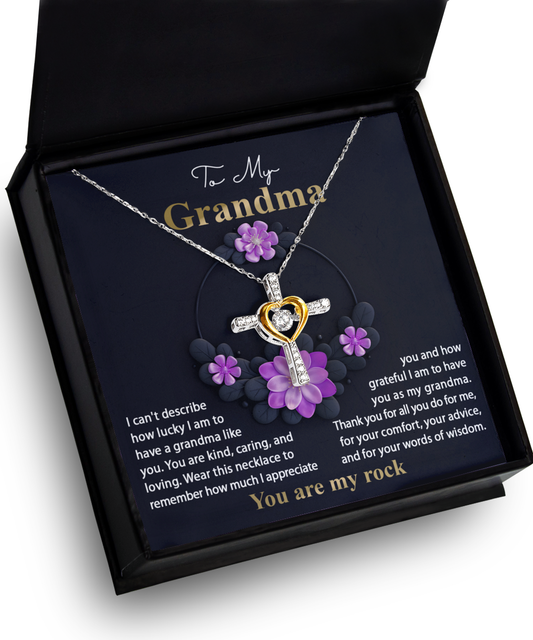 Grandma-Words Of Wisdom-Cross Dancing Necklace