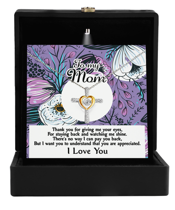 Mom-You Are Appreciated-Cross Dancing Necklace