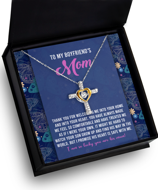 Boyfriend's Mom-Safe With Me-Cross Dancing Necklace