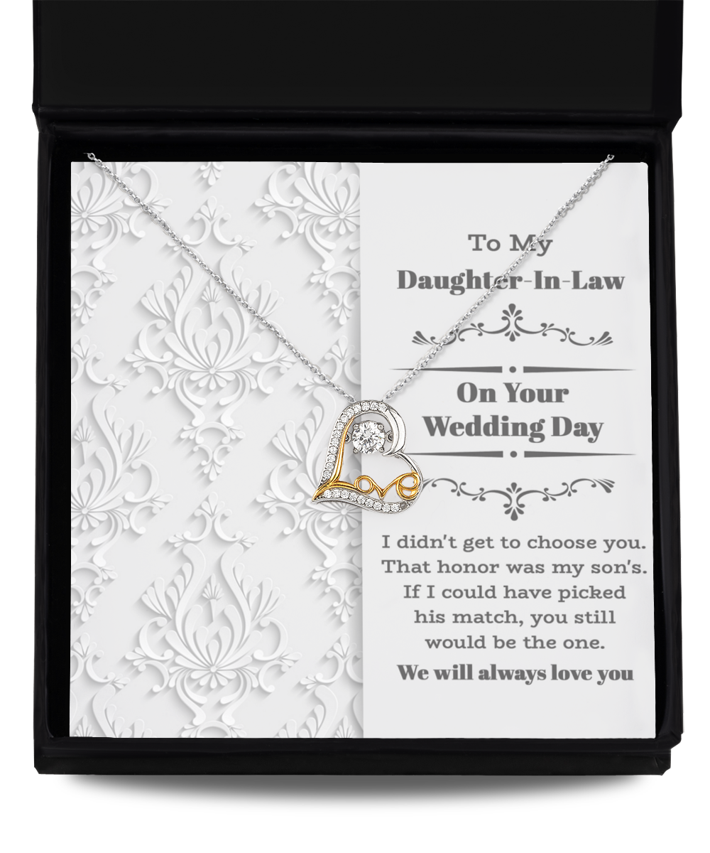 Daughter-In-Law Wedding-Be The One-Love Dancing Necklace