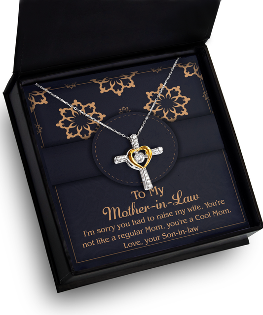 Mother-In-Law-Cool Mom-Cross Dancing Necklace