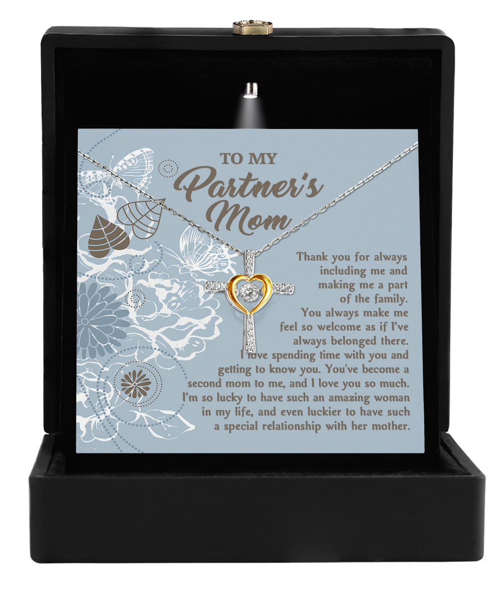 Partner's Mom - Family - Cross Dancing Necklace