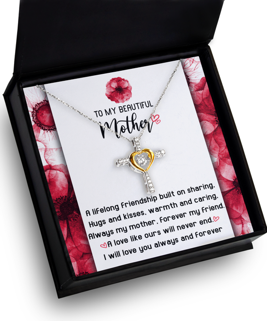 Mom-Will Never End-Cross Dancing Necklace