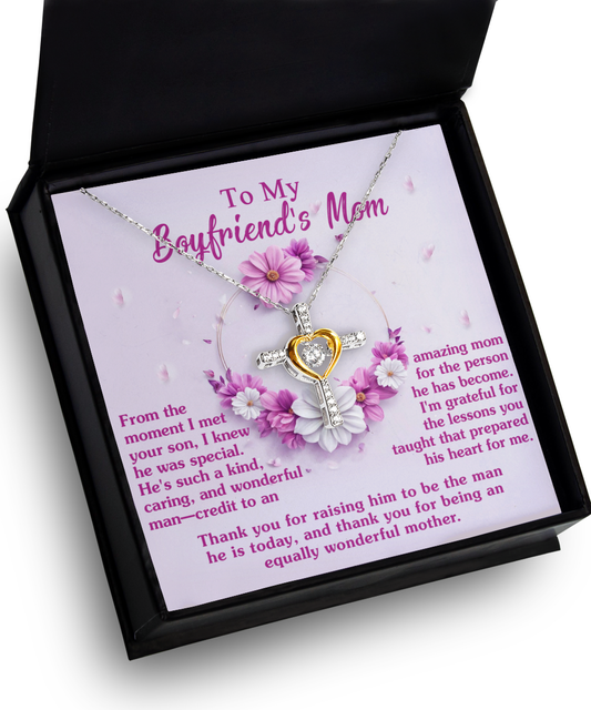 Boyfriend's Mom-Wonderful Mother-Cross Dancing Necklace