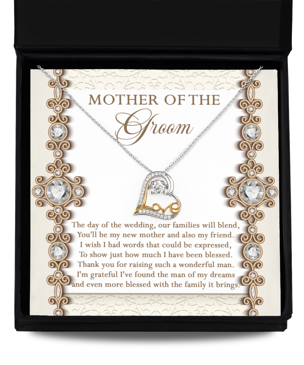 Mom Of Groom-New Mother-Love Dancing Necklace