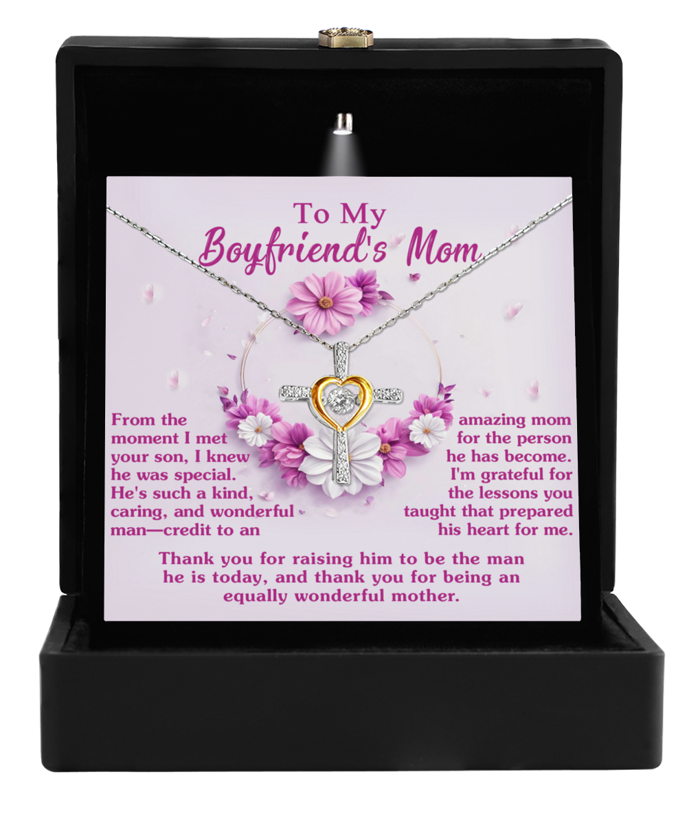 Boyfriend's Mom-Wonderful Mother-Cross Dancing Necklace