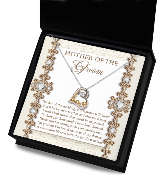 Mom Of Groom-New Mother-Love Dancing Necklace