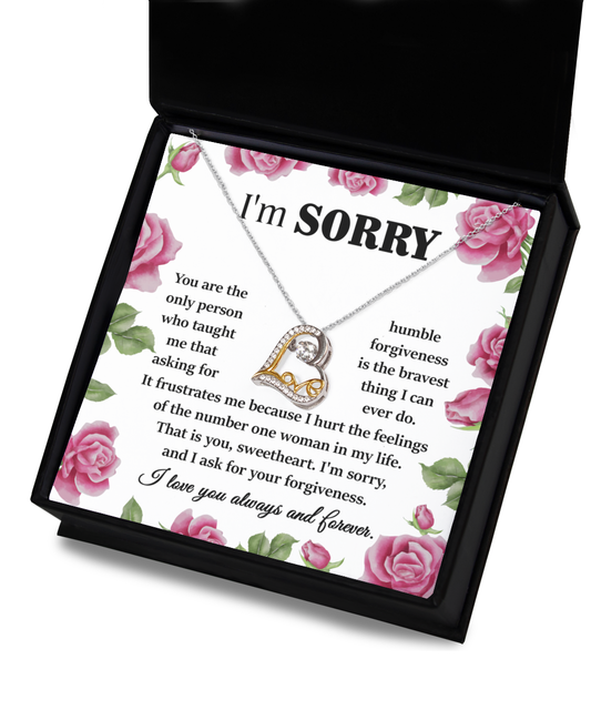 Sorry-Your Forgiveness-Love Dancing Necklace