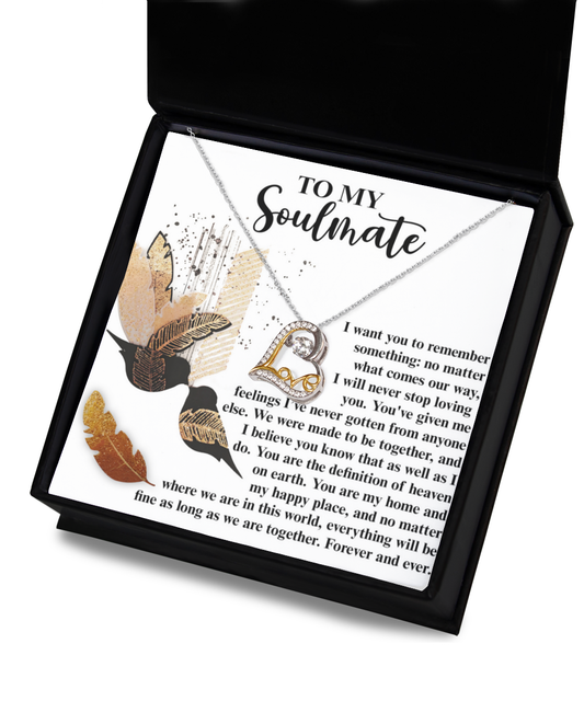 Soulmate-Given Me Feelings-Love Dancing Necklace