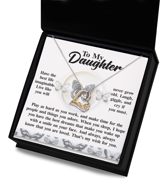 Daughter-My Wish-Love Dancing Necklace