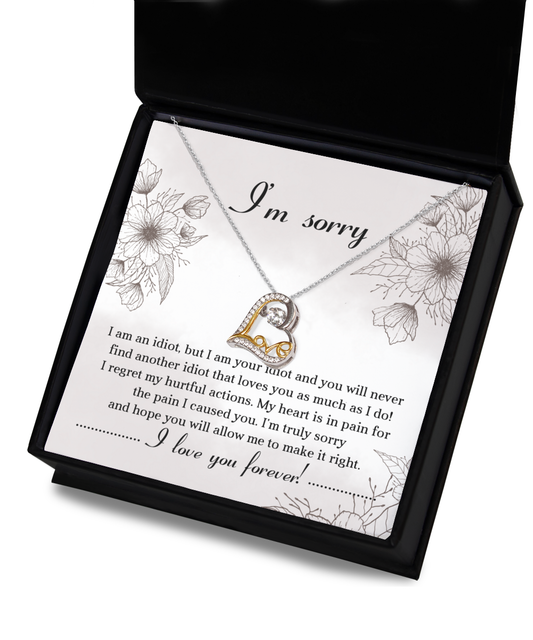 Sorry-For The Pain-Love Dancing Necklace