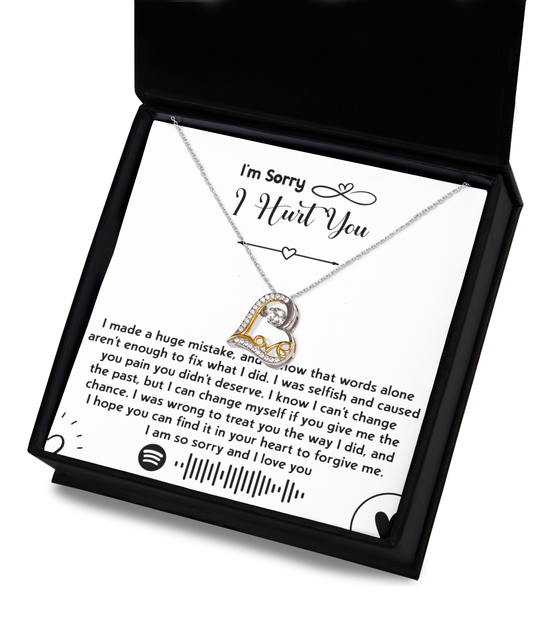 Sorry-You Didn't Deserve-Love Dancing Necklace