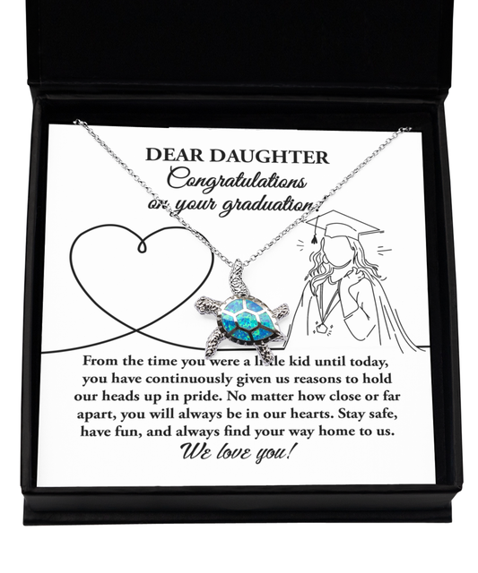 Graduation - Daughter Graduation - Opal Turtle
