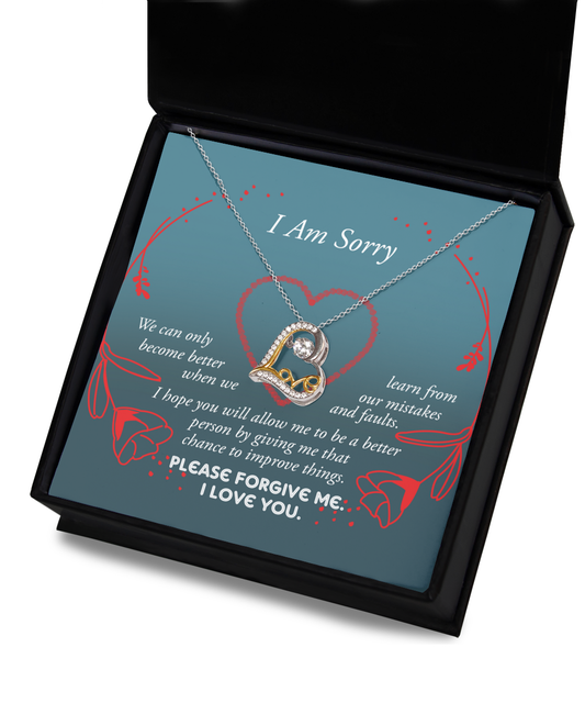 Sorry-Mistakes And Faults-Love Dancing Necklace