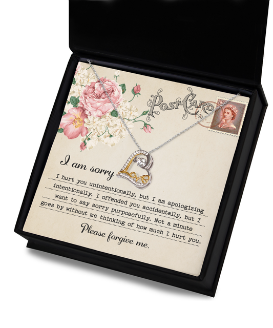 Sorry-Apologizing Intentionally-Love Dancing Necklace