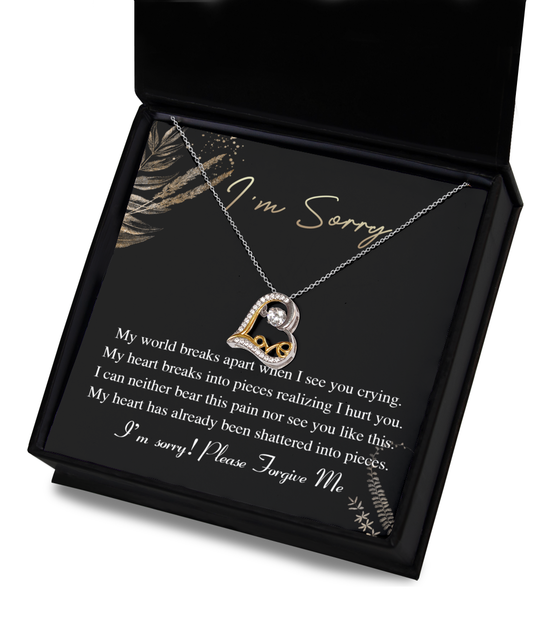 Sorry-See You Crying-Love Dancing Necklace