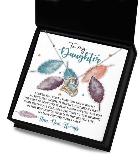 Daughter-Pray You Know-Love Dancing Necklace