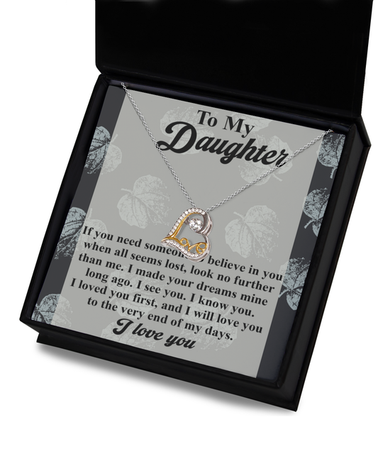 Daughter-My Days-Love Dancing Necklace