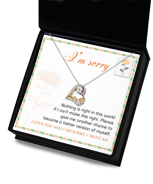 Sorry-Another Chance-Love Dancing Necklace