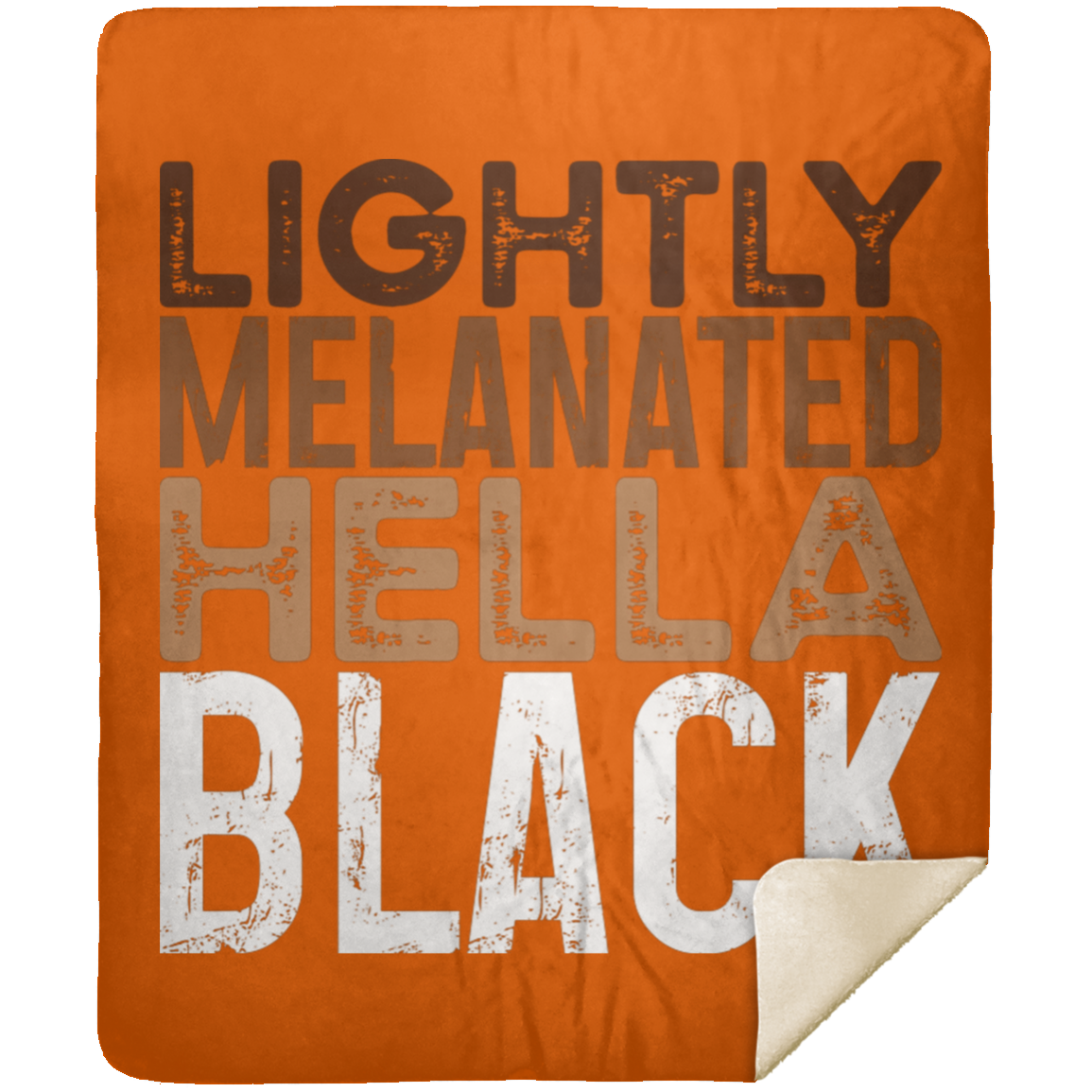 Hella Black Mink Sherpa Blanket 50x60