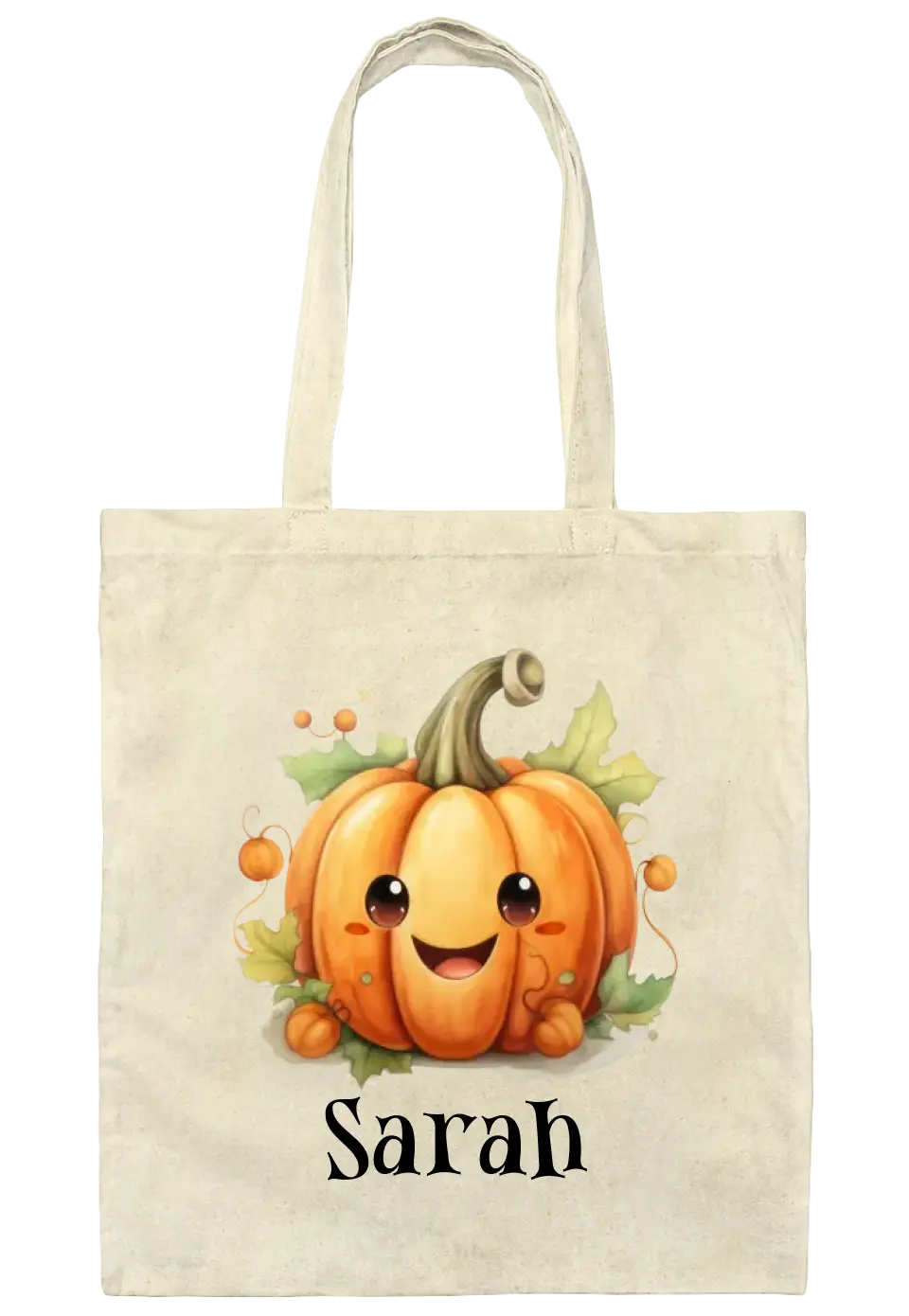 Personalized Pumpkin Treat Bag