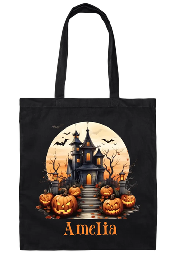 Personalized Witch House Treat Bag