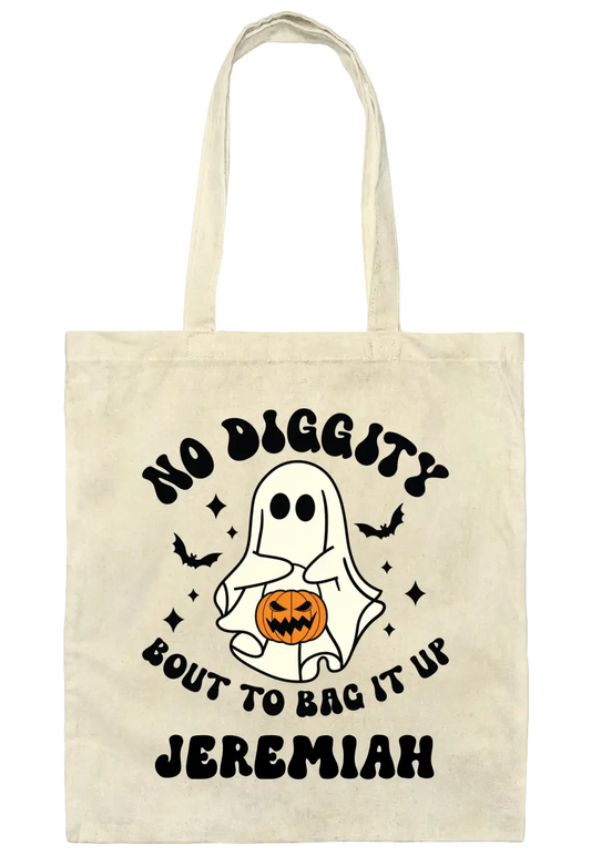 Personalized No Diggity Treat Bag