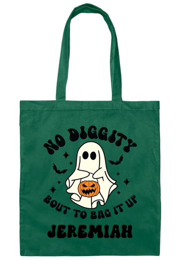 Personalized No Diggity Treat Bag