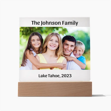 Family Photo Acrylic Plaque