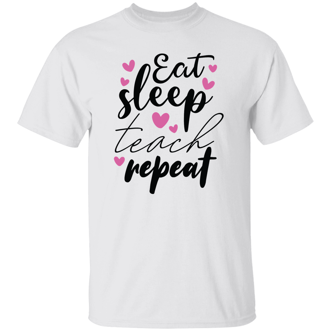 Eat Sleep Teach Repeat Unisex Tee