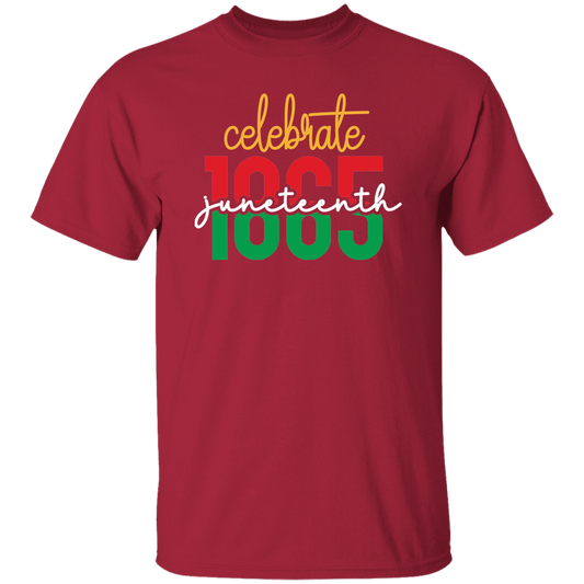 Celebrate Juneteenth 1865 Unisex Tee