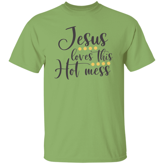 Jesus Loves This Hot Mess Unisex Tee