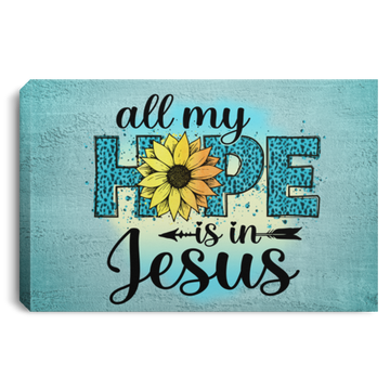 Hope In Jesus Landscape Canvas .75in Frame
