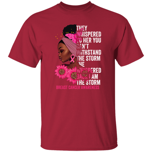 I Am The Storm Breast Cancer Unisex Tee