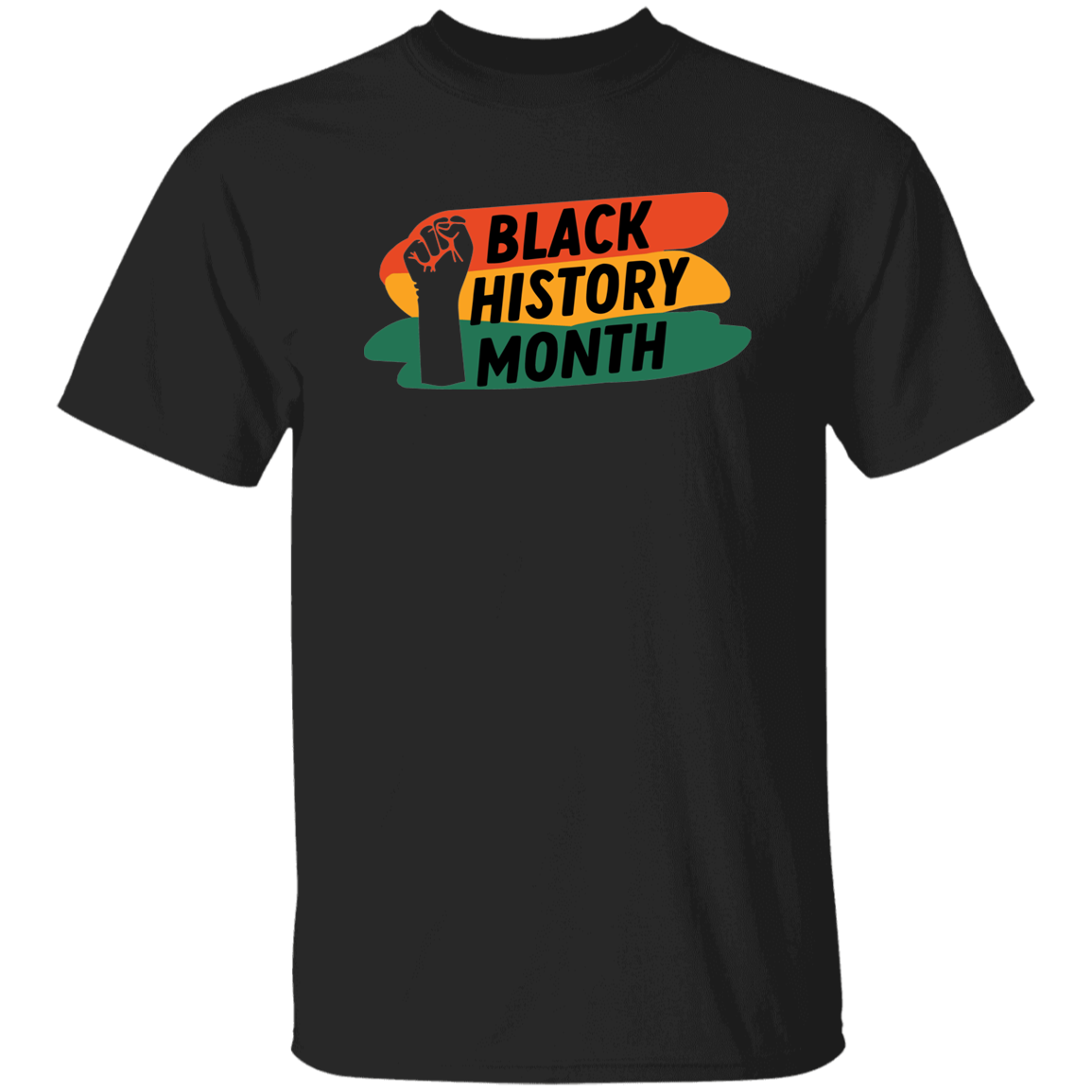 Black History Month Fist Unisex Tee