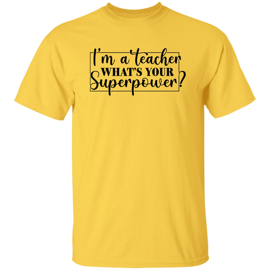 Teacher Superpower Unisex Tee