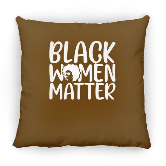 Black Women Matter Large Square Pillow